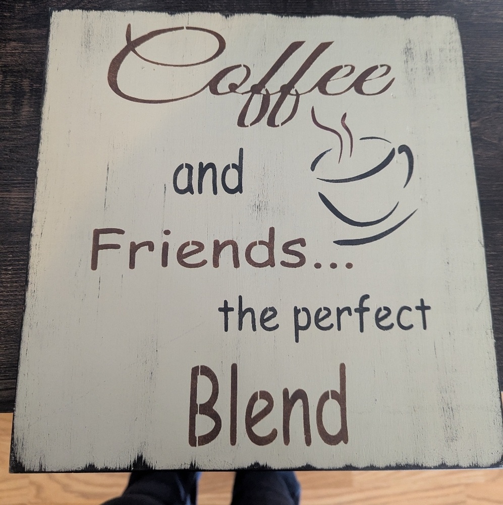 Coffee & Friends Sign